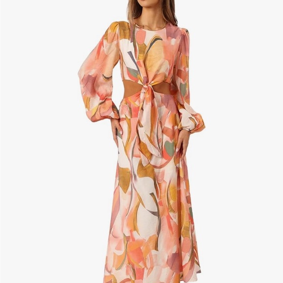 Petal & Pup Laquin long sleeve maxi NWT - Picture 1 of 3